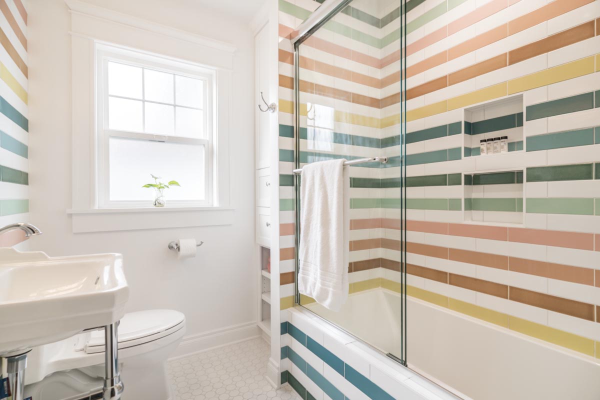 Fireclay Tile Project Spotlight: The Rainbow Bathroom That Broke the Internet