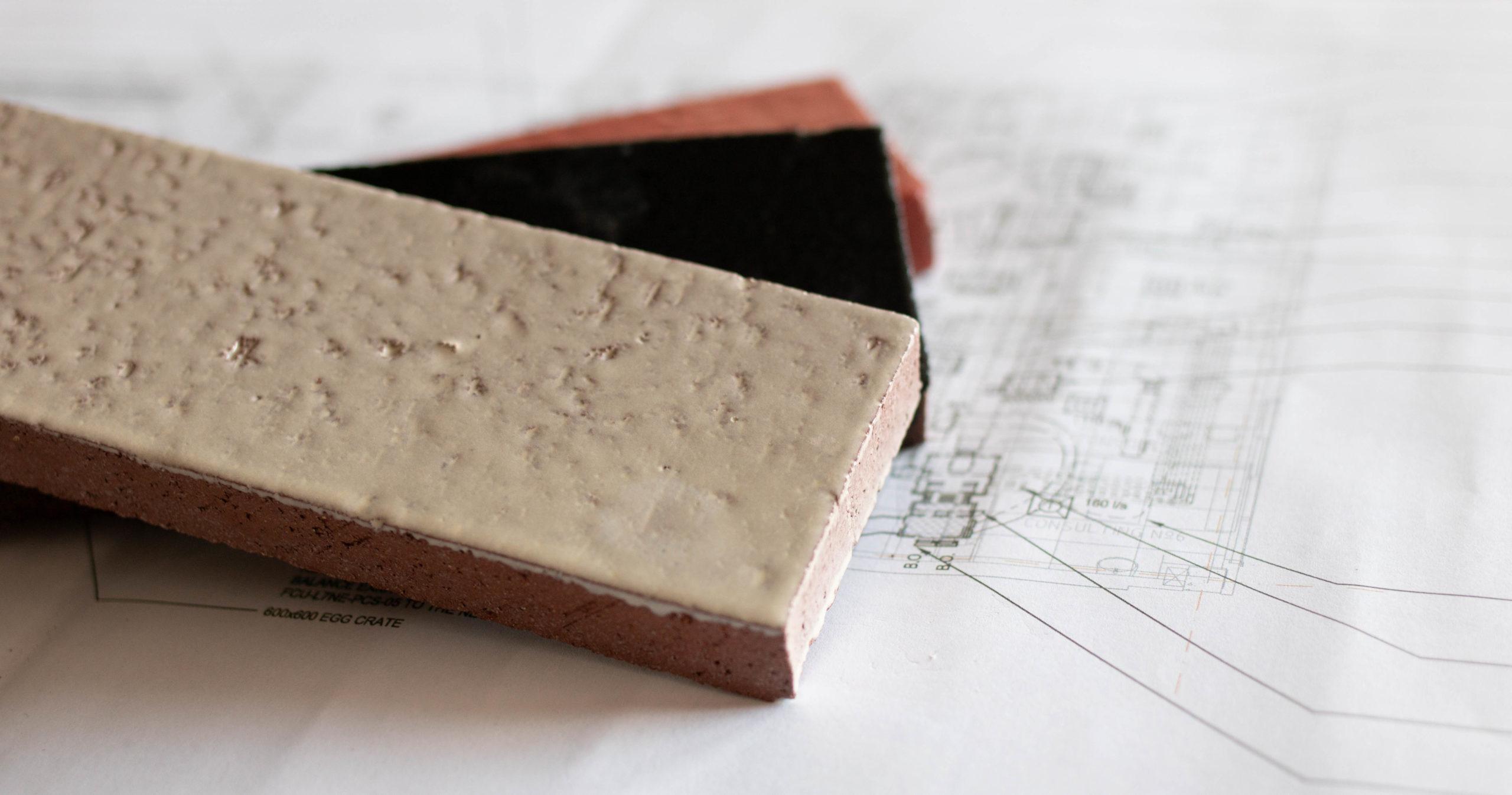 Fireclay Handglazed Thin Brick