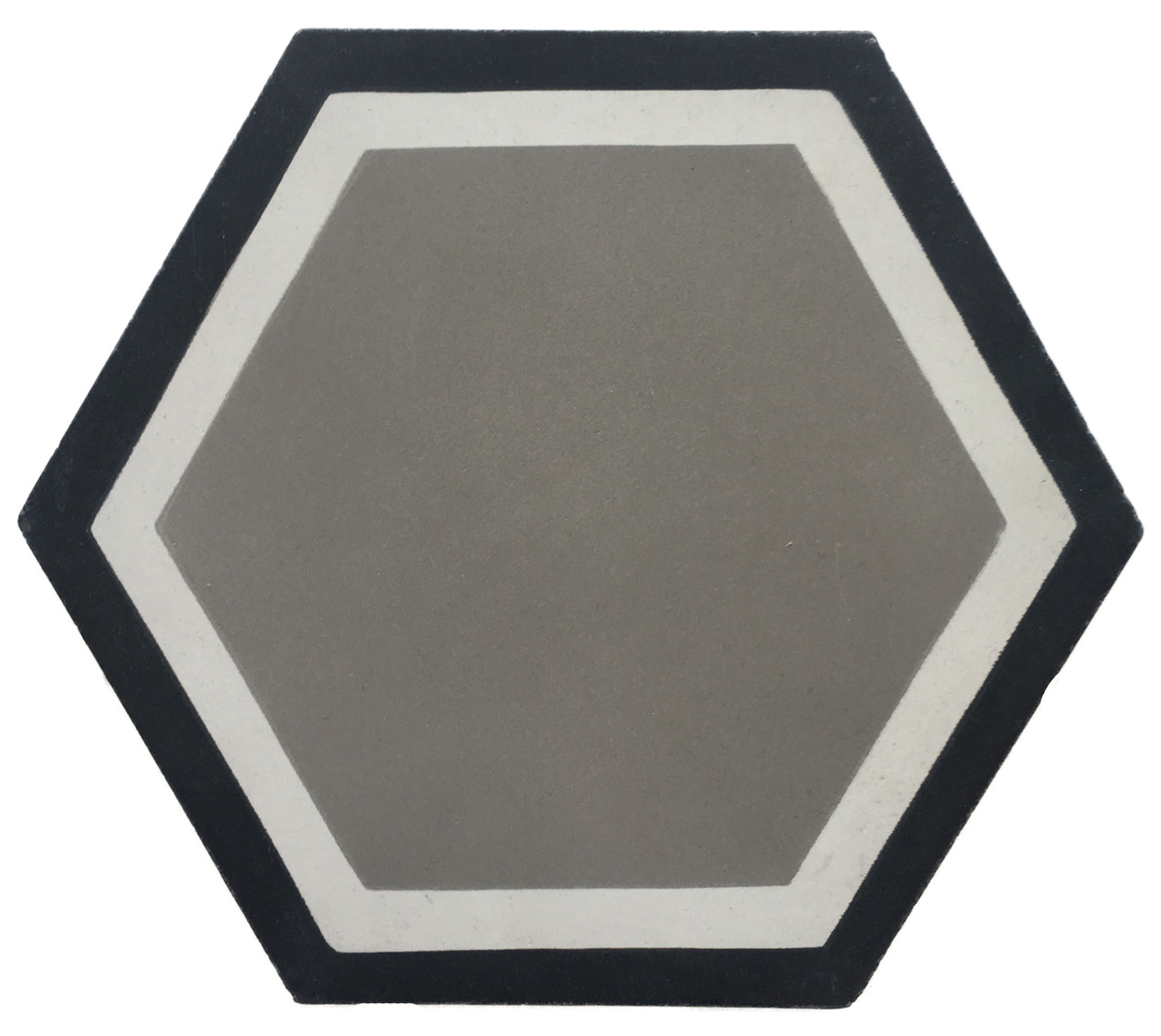 Oxford Grey Hexagon Cement Tile