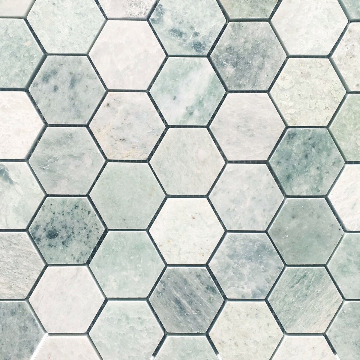 Verde Hexagon Marble Mosaic