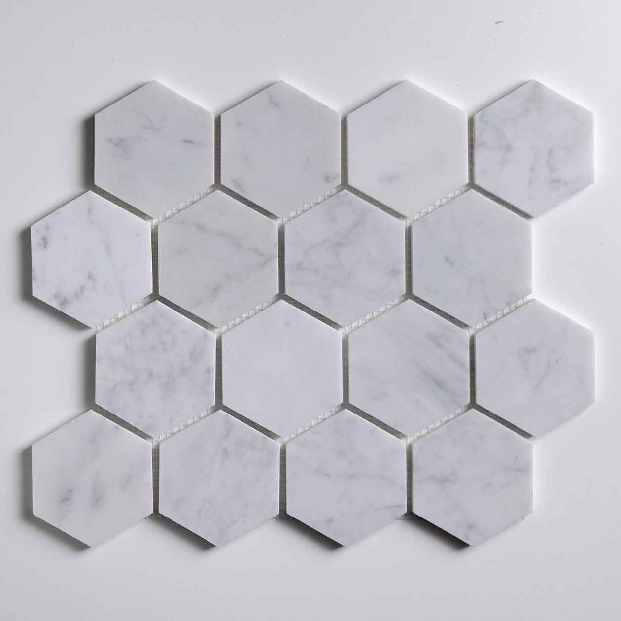 Bianco Carrara Large Hexagon